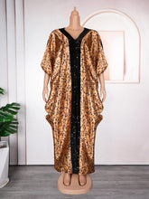 Women's African Abaya Dress – Luxury Caftan Gown for Evening & Celebration - Free Delivery Worldwide only at Flexi Africa