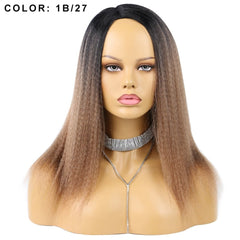 14" Natural - Looking Yaki Hair Wig for African Women - Free Delivery Worldwide only at Flexi Africa