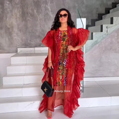 Shop women's beach cape printed summer dress for $96.84 only at Flexi Africa! Perfect for your next vacation or beach day