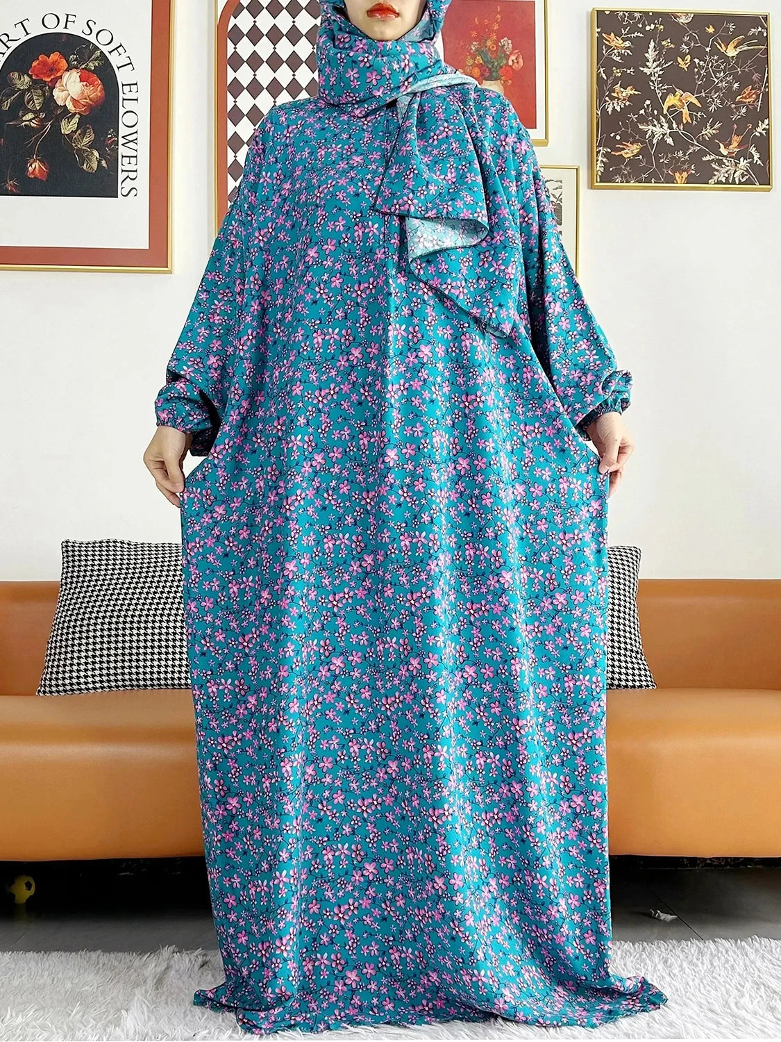Get the stylish African Women at Flexi Africa. Comfortable cotton fabric floral prints. Buy now for $21.63 - Flexi Africa