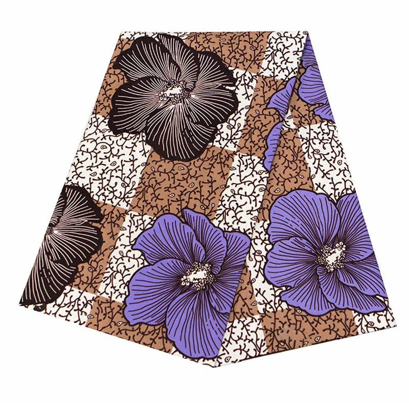 African Ankara Prints Wax Fabric Patchwork Retro Style Warp Sewing Woman Dress Craft DIY Africa Material 100% Polyester By Yard - Free Delivery Worldwide only at Flexi Africa