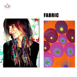 African Ankara Tassel Earrings – Handmade Boho Long Tribal Fabric Jewelry - Free Delivery Worldwide only at Flexi Africa