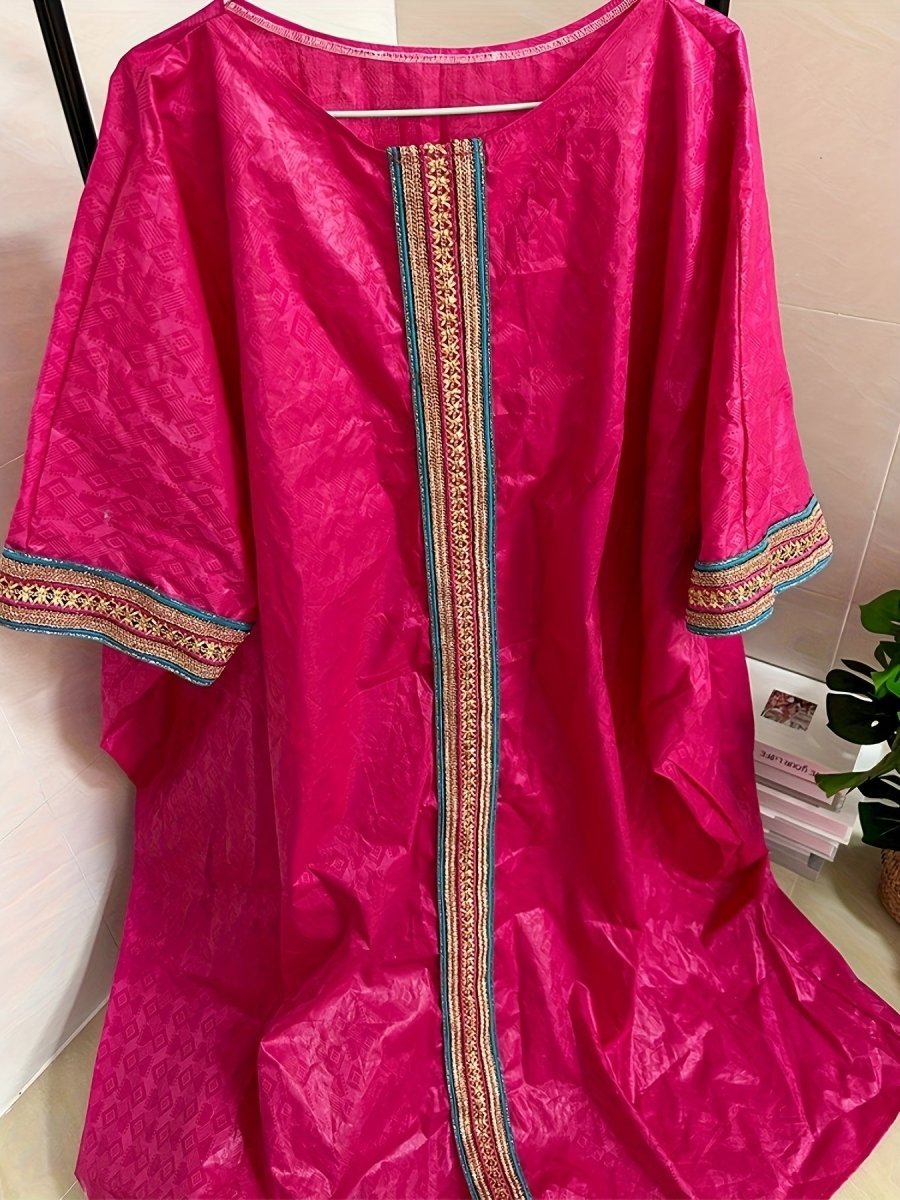 Buy African Original Bazin Riche Long Dress with Scarf, Traditional Women's Party Attire. for only $78.58 at Flexi Africa!