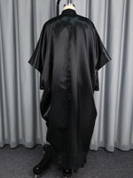 African Boubou Dress Set for Women – Loose Dashiki Robe with Lace Inner Dress - Free Delivery Worldwide only at Flexi Africa