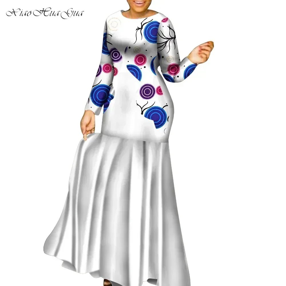 African Couple Matching Outfits – Elegant Lovers’ Traditional Clothing Set, Men’s Shirt & Women’s Long Maxi Dress - Free Delivery Worldwide only at Flexi Africa