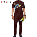 African Dashiki Bazin Riche Long Dress for Women – Slim Tassel Print Matching Couple Party Outfit - Free Delivery Worldwide only at Flexi Africa