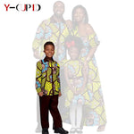 African Dashiki Family Set – Matching Dresses for Women & Girls with Men & Boys Top and Pants - Free Delivery Worldwide only at Flexi Africa