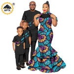 African Dashiki Family Set – Matching Dresses for Women & Girls with Men & Boys Top and Pants - Free Delivery Worldwide only at Flexi Africa