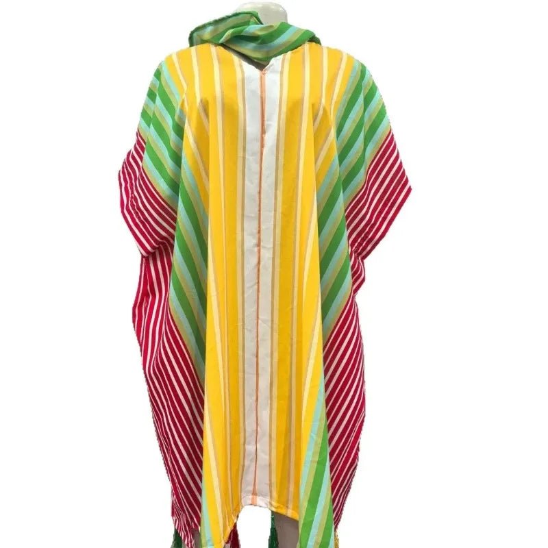 African Women’s Dashiki Maxi Dress – Traditional Long Summer Gown Plus Size - Free Delivery Worldwide only at Flexi Africa