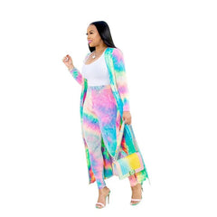 African Inspired Fashion Statement: Vibrant Tie Dye Print 2PC Set for Women - Free Delivery Worldwide only at Flexi Africa