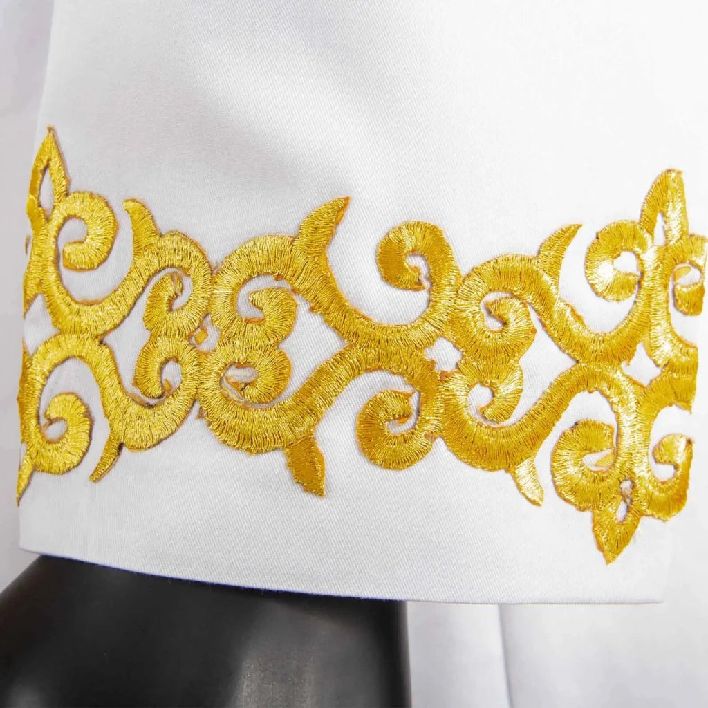 African Men’s Slim - Fit Suit Set – Double - Breasted Embroidered Blazer & Matching Trousers, Full - Sleeve Formal Business Attire - Free Delivery Worldwide only at Flexi Africa