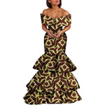 African Print Dress for Women – Elegant Dashiki Party & Wedding Outfit - Free Delivery Worldwide only at Flexi Africa