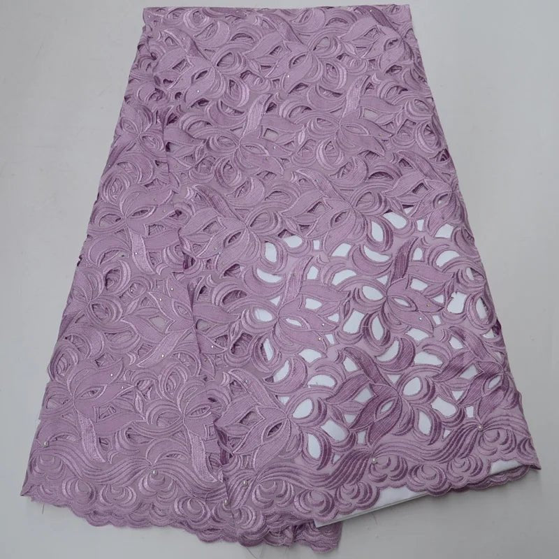 African Voile Lace Fabric – Cotton Lace for Wedding & Party Dresses - Free Delivery Worldwide only at Flexi Africa