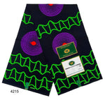 African Wax Fabric Black & White – 100% Cotton Wax Print Pagne, 6 Yards - Free Delivery Worldwide only at Flexi Africa