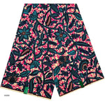 African Wax Fabric Black & White – 100% Cotton Wax Print Pagne, 6 Yards - Free Delivery Worldwide only at Flexi Africa