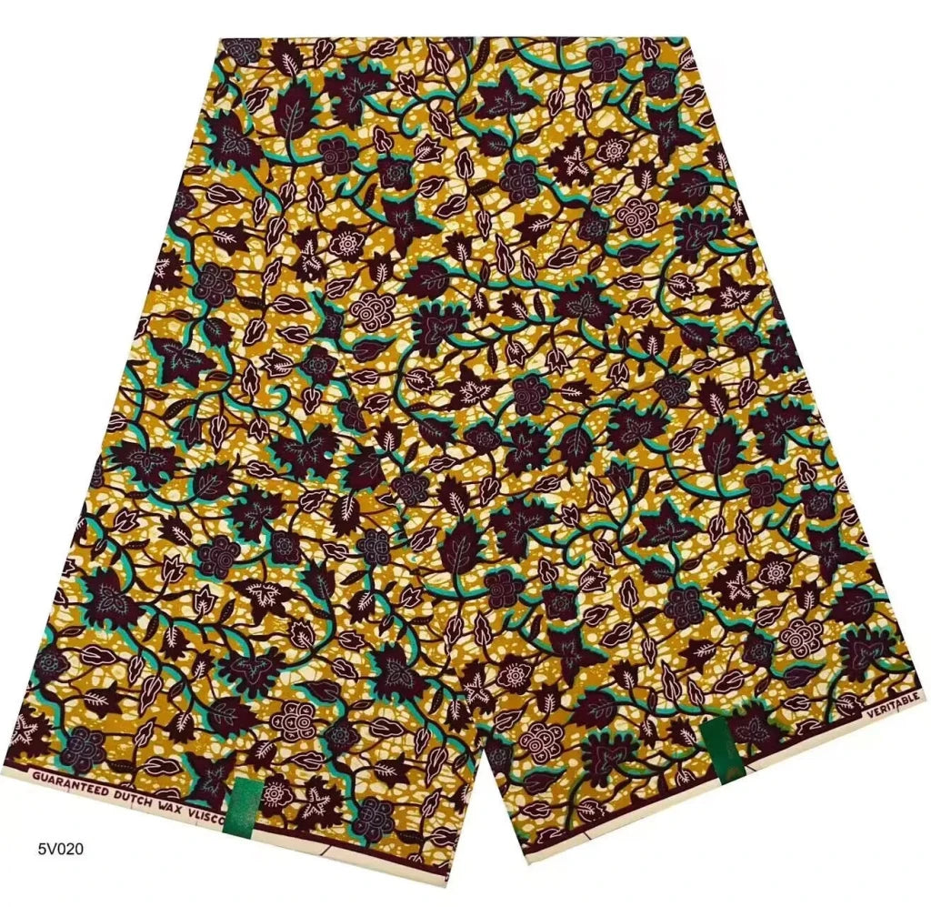 African Wax Fabric Black & White – 100% Cotton Wax Print Pagne, 6 Yards - Free Delivery Worldwide only at Flexi Africa