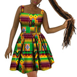 African Women’s Dress – Elegant Dashiki Wax Print Plus Size Dress, Traditional African Style Clothing - Free Delivery Worldwide only at Flexi Africa