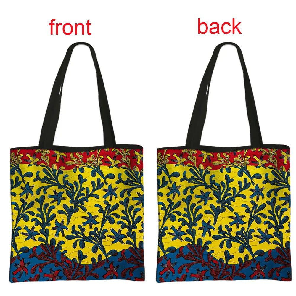 African Women's Style Handbag: Traditional Printed Top-Handle and Shoulder Tote Bags for Females - Flexi Africa - Flexi Africa offers Free Delivery Worldwide - Vibrant African traditional clothing showcasing bold prints and intricate designs