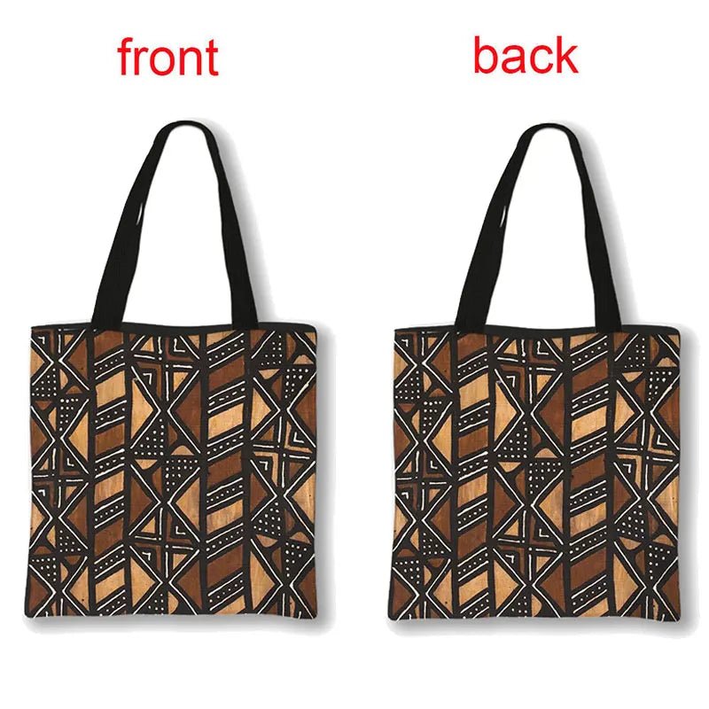 African Women's Style Handbag: Traditional Printed Top-Handle and Shoulder Tote Bags for Females - Flexi Africa - Flexi Africa offers Free Delivery Worldwide - Vibrant African traditional clothing showcasing bold prints and intricate designs