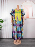 African Women’s Traditional Maxi Dress – Dashiki Ankara Kaftan Abaya Style Long Gown - Free Delivery Worldwide only at Flexi Africa