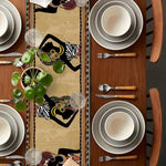 Boho Chic African - Inspired Table Runner – Rectangle Farmhouse Knit Decor - Free Delivery Worldwide only at Flexi Africa