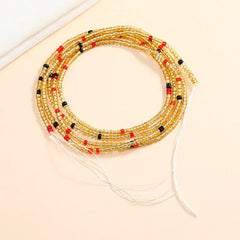 Boho Chic: Vibrant Beaded Waist Chains for Women - Flexi Africa - Free Delivery Worldwide only at www.flexiafrica.com