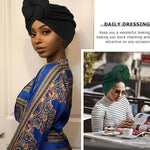 Comfortable Solid Color Headwrap – Floral Knot Women’s Turban - Free Delivery Worldwide only at Flexi Africa