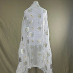 Elegant African Chiffon Hijab for Women – Embroidered Pashmina Shawl Headscarf - Free Delivery Worldwide only at Flexi Africa