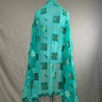 Elegant African Chiffon Hijab for Women – Embroidered Pashmina Shawl Headscarf - Free Delivery Worldwide only at Flexi Africa