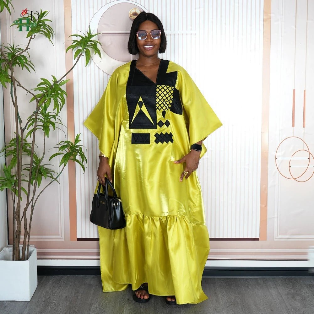 Elegant African Dress for Women – Plus Size Dashiki Ankara Kaftan Robe - Free Delivery Worldwide only at Flexi Africa