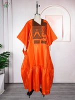 Elegant African Dress for Women – Plus Size Dashiki Ankara Kaftan Robe - Free Delivery Worldwide only at Flexi Africa