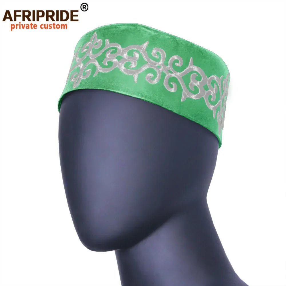 Elegant African Muslim Kippah: Style Prayer Cap - Free Delivery Worldwide only at Flexi Africa