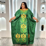Elegant Embroidered African Abaya Dress for Women – Plus Size Party & Church Wear - Free Delivery Worldwide only at Flexi Africa