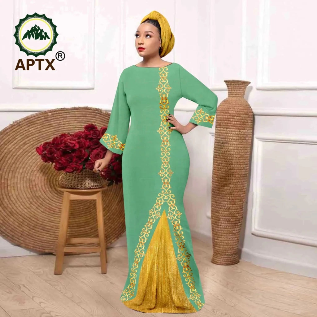 Elegant Muslim Abaya Dress – Embroidered Long Robe with Tassels for Women - Free Delivery Worldwide only at Flexi Africa