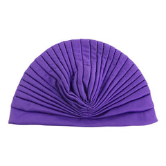 Elegant Women's Rhinestone Pleated Turban Hat - Free Delivery Worldwide only at Flexi Africa