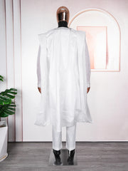 H&D South African Traditional Wear Formal Attire Bazin Riche Dashiki Outfits Shirt Pants Robe Suit African Men Agbada Ramadan - Free Delivery Worldwide only at Flexi Africa