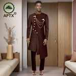 Men’s African Dashiki Suit Set – Modern Two - Piece Top & Pants Outfit - Free Delivery Worldwide only at Flexi Africa