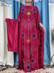 Luxurious New African Abaya: Muslim Prayer Clothing for Women with Exquisite Inlays - Flexi Africa - www.flexiafrica.com