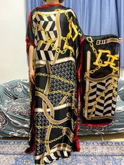 Stylish Muslim Abayas for Women: Elegant Summer Silk Collection with Headscarf - Flexi Africa - www.flexiafrica.com