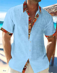 Summer Style Essentials: Premium African Beach Shirts for Men Classic Comfort in Plus Sizes Flexi Africa -www.flexiafrica.com