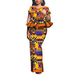 Traditional African 2PC Outfit – Dashiki Top and Skirt Set for Women - Free Delivery Worldwide only at Flexi Africa