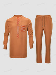 Traditional African Outfits for Men - Comfortable Dashiki Sets with Matching Shirts and Pants - Free Delivery Worldwide