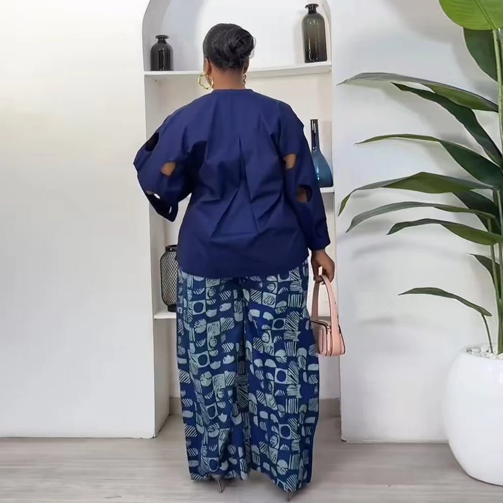 Women’s 2PC African Set – Summer Pant Outfit for Sexy and Stylish Looks - Free Delivery Worldwide only at Flexi Africa