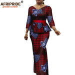 Women’s African Ankara 2PC Set Crop Top Maxi Skirt Belted Traditional Outfit - Free Delivery Worldwide only at Flexi Africa