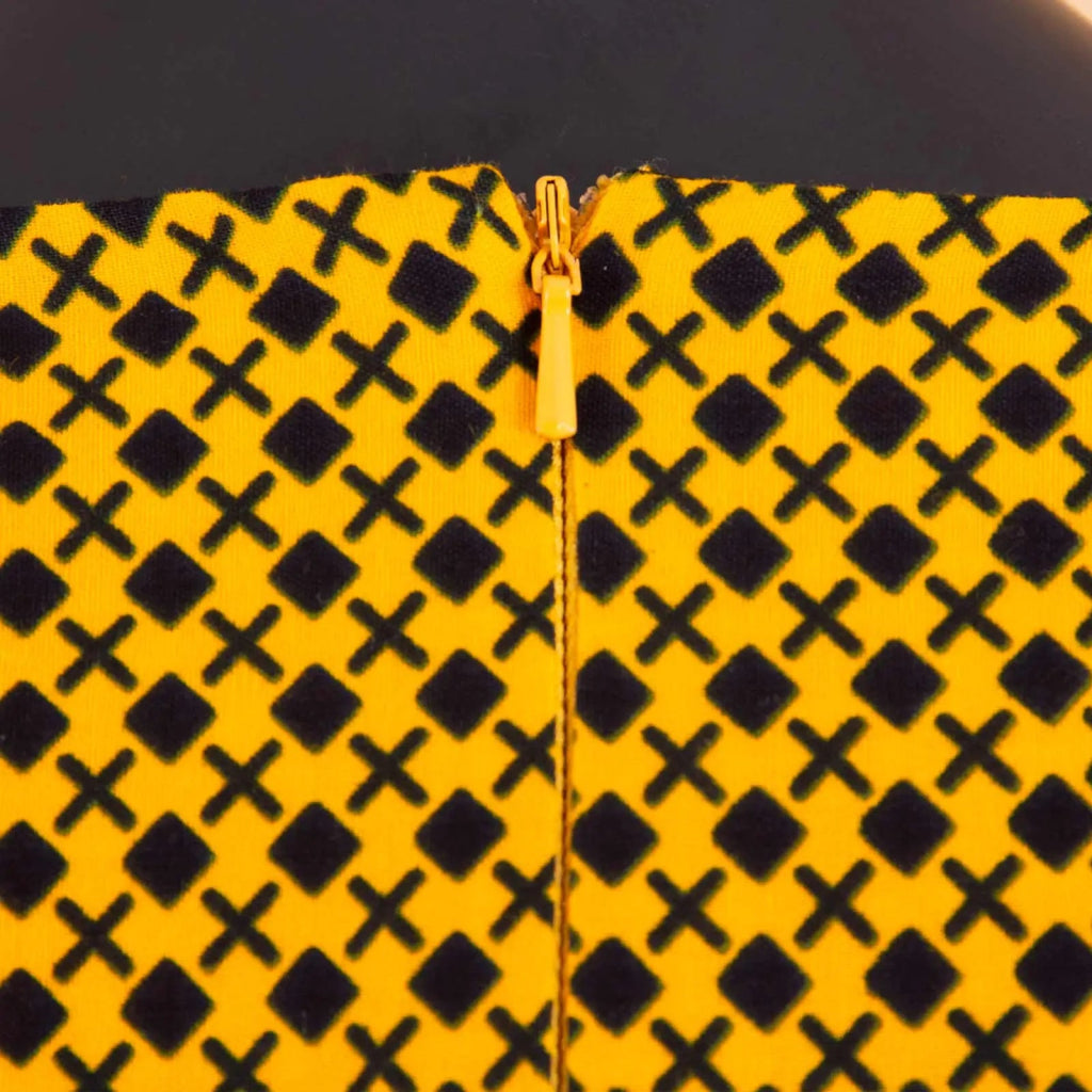 Women’s African Ankara 2PC Set Crop Top Maxi Skirt Belted Traditional Outfit - Free Delivery Worldwide only at Flexi Africa