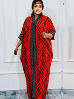 Women’s African Dashiki Abaya – Ankara Maxi Dress with Elegant Flow - Free Delivery Worldwide only at Flexi Africa