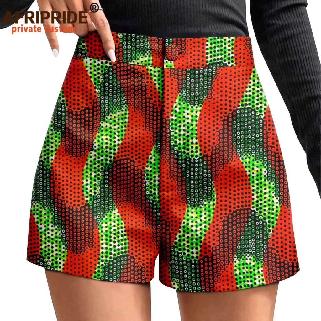 Buy Women’s Ankara Print High-Waisted Athletic Shorts – Casual Summer Style with Pockets for only $12.78 at Flexi Africa!
