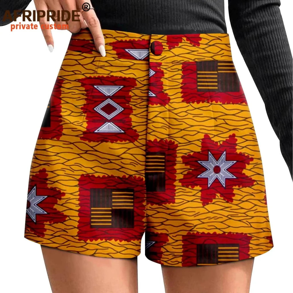 Buy Women’s Ankara Print High-Waisted Athletic Shorts – Casual Summer Style with Pockets for only $12.78 at Flexi Africa!
