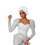 Women’s Nigerian Auto Gele – Stylish Wedding & Party Headscarf - Free Delivery Worldwide only at Flexi Africa