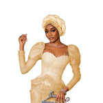 Women’s Nigerian Auto Gele – Stylish Wedding & Party Headscarf - Free Delivery Worldwide only at Flexi Africa